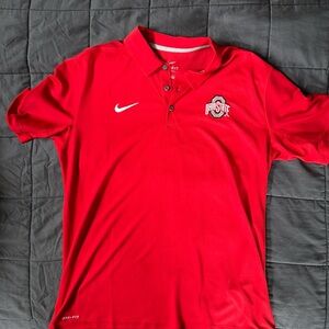 Official Ohio State team polo dri fit size large